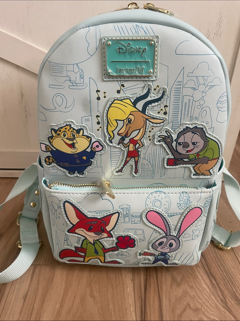 Disney Zootopia lounge fly backpack